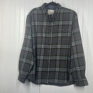 Weatherproof Men’s Long Sleeves Plaid Button Down Shirt Size XXL